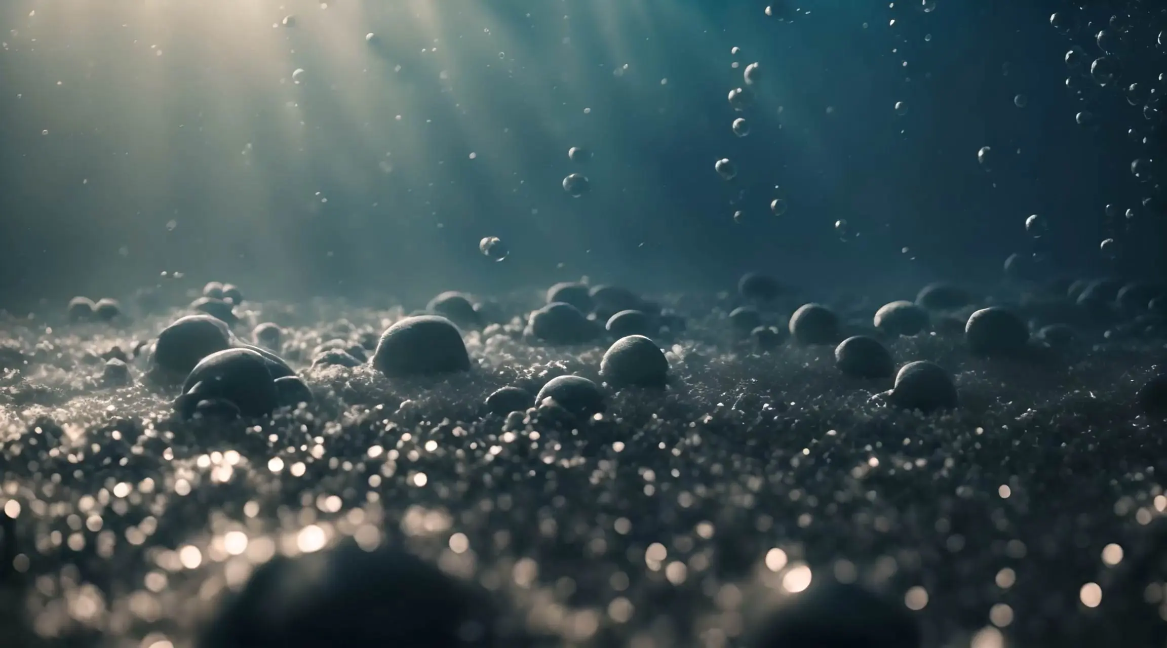 HD Cinematic Bubbles Motion Background